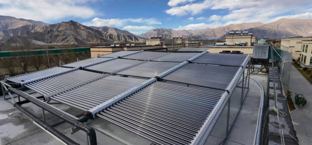 平板型太阳能集热器 太阳能工程集热器 大型商用平板太阳能项目
